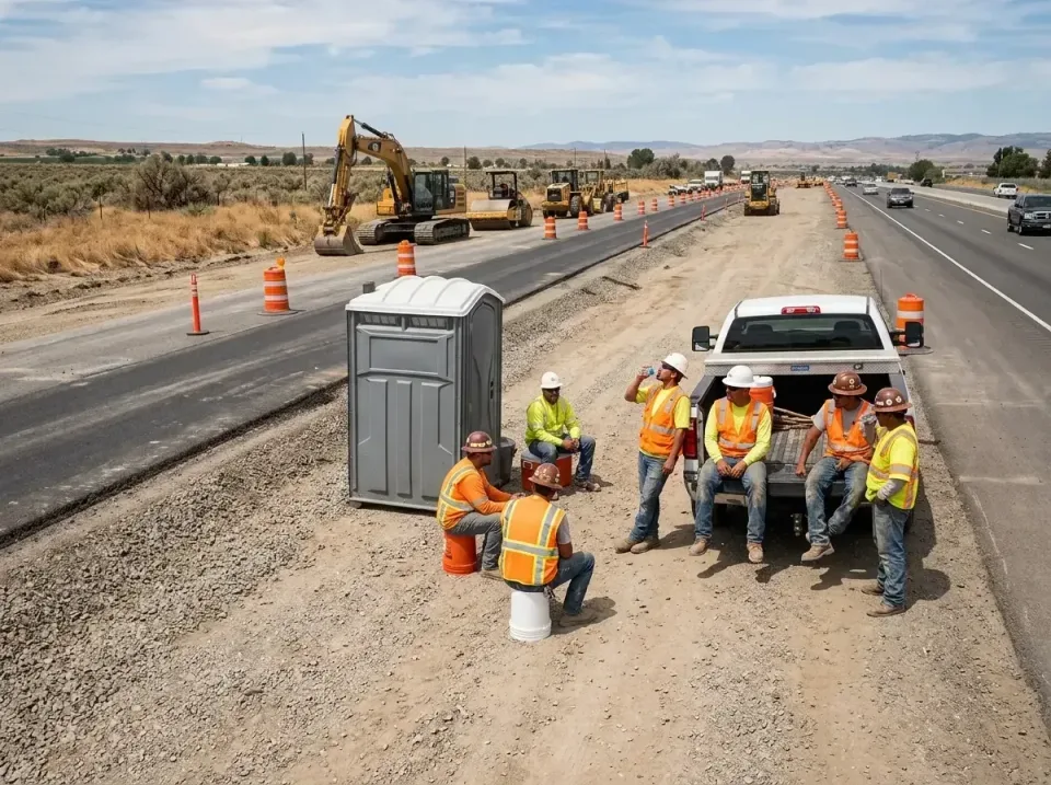 highway-road-construction-crew-007 — frequently asked questions, Porta Potty and Restroom Rentals in Covington, TN
